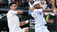 Novak Djokovic vs Nick Kyrgios, Wimbledon 2022 Live Streaming Online: Get Free Live Telecast of Men&rsquo;s Singles Final Tennis Match in India?