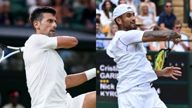 Novak Djokovic vs Nick Kyrgios, Wimbledon 2022 Live Streaming Online: Get Free Live Telecast of Men’s Singles Final Tennis Match in India?