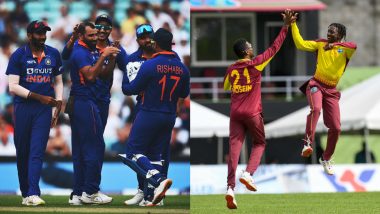 India vs West Indies 2022 Schedule for Free PDF Download Online: Get IND vs WI Fixtures, Time Table With Match Timings in IST and Venue Details