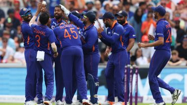 Hardik Pandya Takes Four Wickets, Yuzvendra Chahal Three As India Bowl Out England for 259 in ODI Series Decider