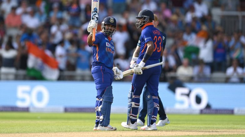 Rishabh Pant Lights Up Old Trafford With his Maiden Century As India Win ODI Series Decider Against England by Five Wickets