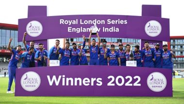 IND vs ENG, 3rd ODI 2022 Stat Highlights: Rishabh Pant, Hardik Pandya Hand India Memorable Series Win Against England in Manchester