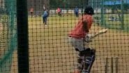 Jhulan Goswami Bowls to KL Rahul in the Nets at NCA (Watch Video)