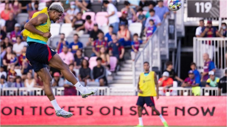 Inter Miami vs Barcelona Live Streaming Online: Get Free Live Telecast of Club Friendly Football Match in India