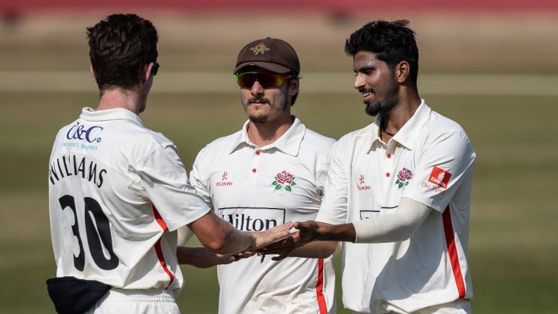 Washington Sundar Scripts Five-Wicket Haul on Debut for Lancashire in County Cricket