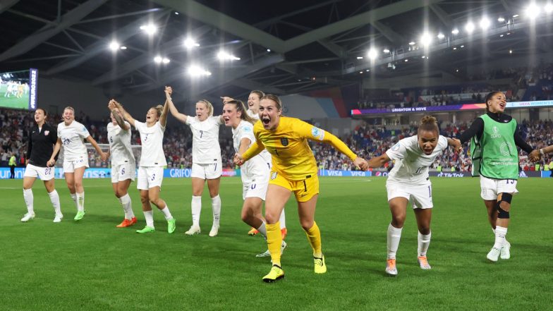 England 2-1 Spain: Lionesses Book Semi-Final Berth at UEFA Women's Euro 2022 (Watch Video)