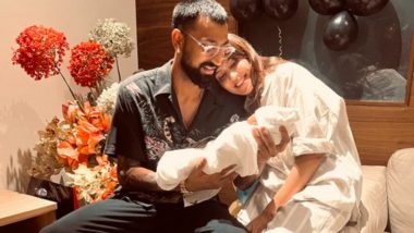 Krunal Pandya Reacts to Fans' Wishes for His Newborn Baby 'Kavir,' Says 'Grateful for all the Blessings' (See Pic)