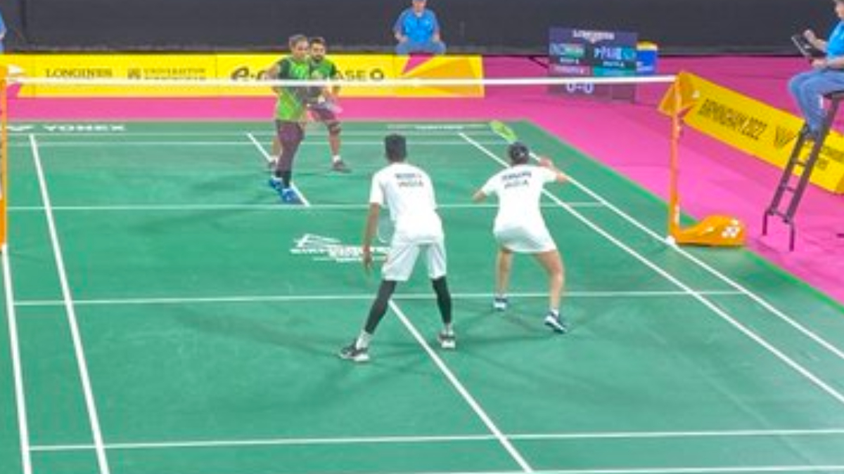 CWG 2022 Day 1 Results Ashwini Ponnappa-Sumeeth Reddy Help India Beat Pakistan to Take 1-0 Lead in Badminton Mixed Doubles Event 🏆 LatestLY