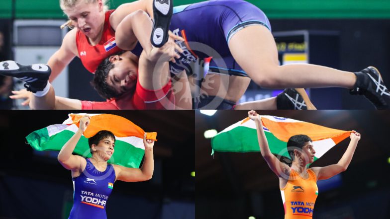 Muskan, Savita, Harshita Win Gold Medals For India at U-17 World Wrestling Championships