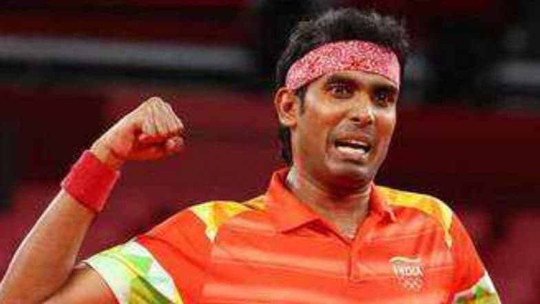 CWG 2022: Sarath Kamal-led India Beat Singapore 3-0 in Men's Table Tennis Event at Birmingham Commonwealth Games