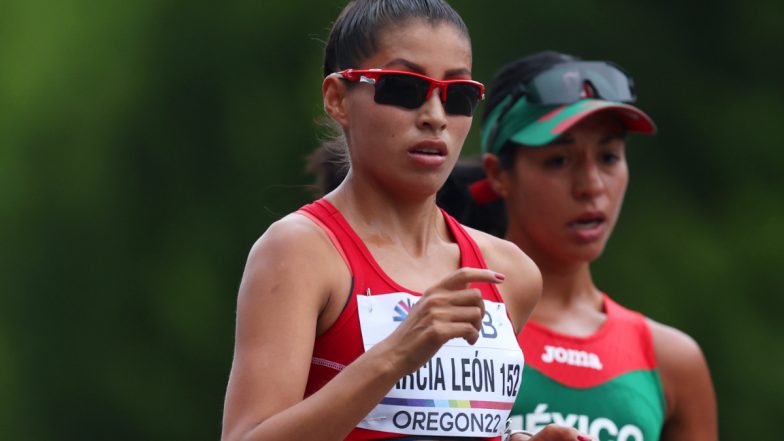 DOUBLE WORLD CHAMPION Peru's Kimberly Garcia Leon Completes a Historic Race Walking Double, Wins Women’s 35km