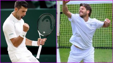 Novak Djokovic vs Cameron Norrie, Wimbledon 2022 Live Streaming Online: Get Free Live Telecast of Men's Singles Semifinal Tennis Game in India