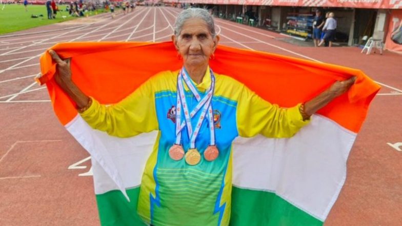 Bhagwani Devi Dagar, 94, Wins One Gold And Two Bronze Medals For India at 2022 World Masters Athletics championships (See Pic)