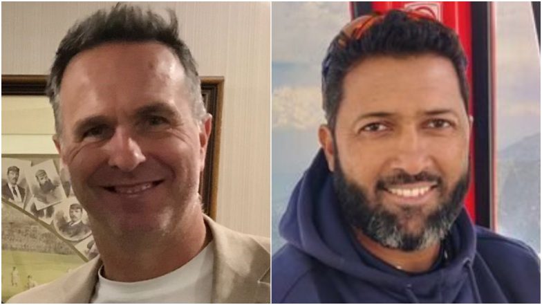 Wasim Jaffer, Michael Vaughan Engage in Funny Twitter Banter After England's Batting Collapse in 1st ODI Against India