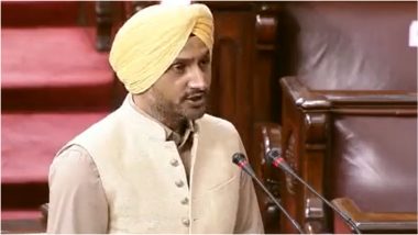 Harbhajan Singh Takes Oath as Member of Parliament in Rajya Sabha (Watch Video)