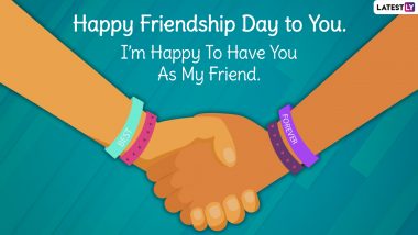 Happy Friendship Day 2022 Images & HD Wallpapers for Free Download Online: Send Dosti Shayaris, Friendship Messages, BFF Quotes, WhatsApp Stickers, GIFs, Telegram Photos to Your Buddies