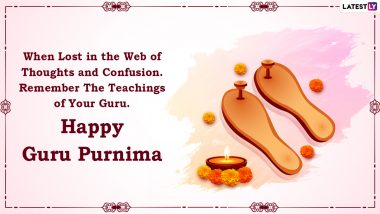 Guru Purnima 2022 Messages and HD Images for Free Download Online: Send Vyasa Purnima Wishes, WhatsApp Greetings, Facebook Status Quotes & SMS to Your Close Ones!