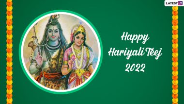 Latest Hariyali Teej 2022 Messages: Celebrate the Auspicious Day With Sawan Teej Wishes, HD Images, WhatsApp Greetings, Facebook Status Quotes & SMS