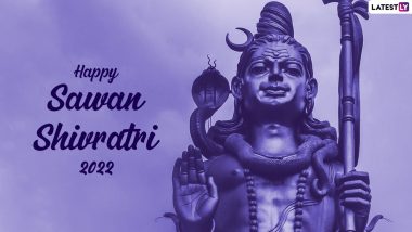 Sawan Shivratri 2022 Images and HD Wallpapers for Free Download Online: Wish Happy Sawan Shivratri With WhatsApp Messages, GIF Greetings and SMS