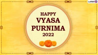 Happy Guru Purnima 2022 Messages & Wallpapers: Vyas Poornima SMS, Messages, WhatsApp Stickers, HD Images and Sayings To Honour Your Guiding Light