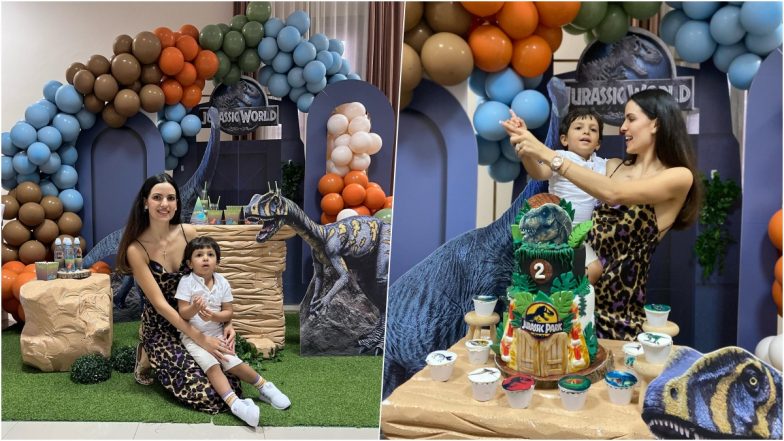 Hardik Pandya and Natasa Stankovic’s Son Agastya Turns 2, and His Jurassic World-Themed Birthday Party Photos Are Super Cute!