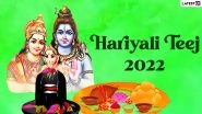 Happy Hariyali Teej 2022 Greetings: Observe the Holy Fast by Sending WhatsApp Messages, Images, Facebook Status Quotes & SMS to Fasting Married Women