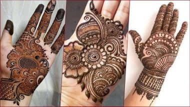 Hariyali Teej 2022 Mehndi Designs: From Simple Arabic Mehndi Designs to Indian Henna Tattoos, Different Types of Mehandi Patterns To Celebrate the Day