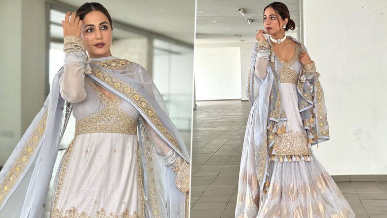 Hina Khan Decks Up in Ethnic Wear to Wish Her Fans ‘Eid Mubarak’ (View Pics)