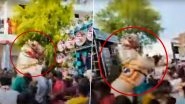 Horse Stomps Over Baraatis in Wedding Procession After Getting Irked by Blaring DJ Music in Uttar Pradesh; Watch Viral Video