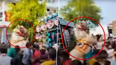 Horse Stomps Over Baraatis in Wedding Procession After Getting Irked by Blaring DJ Music in Uttar Pradesh; Watch Viral Video