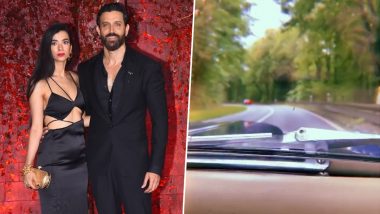Hrithik Roshan and Rumoured GF Saba Azad Serve ZNMD Vibes on Their Long Drive in France (Watch Video)