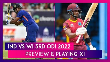 IND vs WI 3rd ODI 2022 Preview & Playing XI: Visitors Aim For Clean Sweep