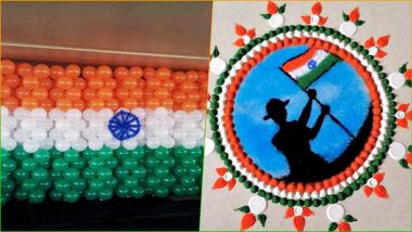 Independence Day 2022 Office Bay Decoration Ideas: From Tricolour Balloons to Tiranga Rangoli Design, 5 Ideas for Best Office Decorations