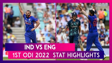 India vs England, 1st ODI 2022 Stat Highlights: Visitors Secure Series Lead