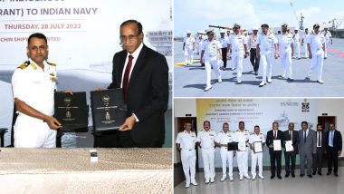 Indian Navy Takes Delivery of IAC Vikrant (See Pics)