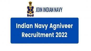 Agnipath Scheme: Agniveer Navy Recruitment 2022 for MR Posts to Begin From July 15 at joinindiannavy.gov.in; Check Details Here