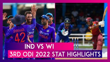 India vs West Indies, 3rd ODI 2022 Stat Highlights: Dominant Visitors Clinch Whitewash