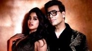 Koffee With Karan Season 7: Karan Johar Asks Janhvi Kapoor if She Would Have Sex With Her Ex-Boyfriend; Check Out the Actress&rsquo; Reaction!
