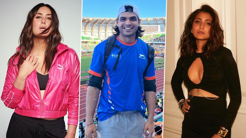 Neeraj Chopra Wins Silver Medal: Kareena Kapoor Khan, Anushka Sharma Congratulate the Indian Athlete for Creating History at World Athletics Championships 2022