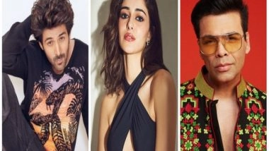 Entertainment News | Koffee With Karan 7: Ananya Panday Connects Kartik Aaryan, Karan Johar over Call