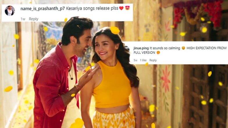 Brahmastra Song Kesariya: Confirmed! Ranbir Kapoor, Alia Bhatt’s Magical Love Ballad To Be Released On July 17