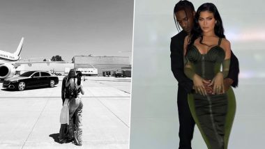 Kylie Jenner Posts Pic With Private Jets While Hugging Boyfriend Travis Scott and Internet Has the Most Divided Opinion!