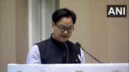 Kiren Rijiju Says ‘Use of Regional Languages in Indian Courts Will Help Common People Get Justice’