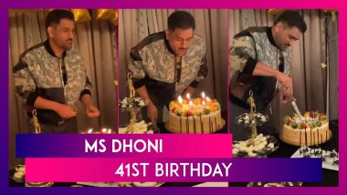 MS Dhoni Birthday: MSD Turns 41, Celebrates With Wife Sakshi Singh
