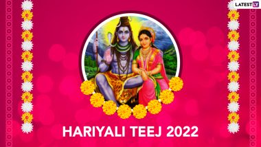 Hariyali Teej 2022 Wishes and Greetings: Send Teej Mata Images, WhatsApp Messages, Telegram Quotes & HD Wallpapers on Sawan Teej