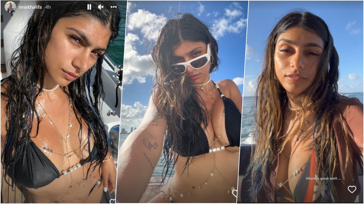 Mia Khalifa and Jenna Lee Post Super Sultry Photos and Videos As Pornhub Queen Enjoys Private Yacht Day Out With Friends in Miami! 🏖️ LatestLY