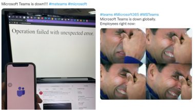 Microsoft Teams Down Funny Memes and Jokes Go Viral After Outage, Netizens Share GIFs and Hilarious Tweets To Cope Up With Situation