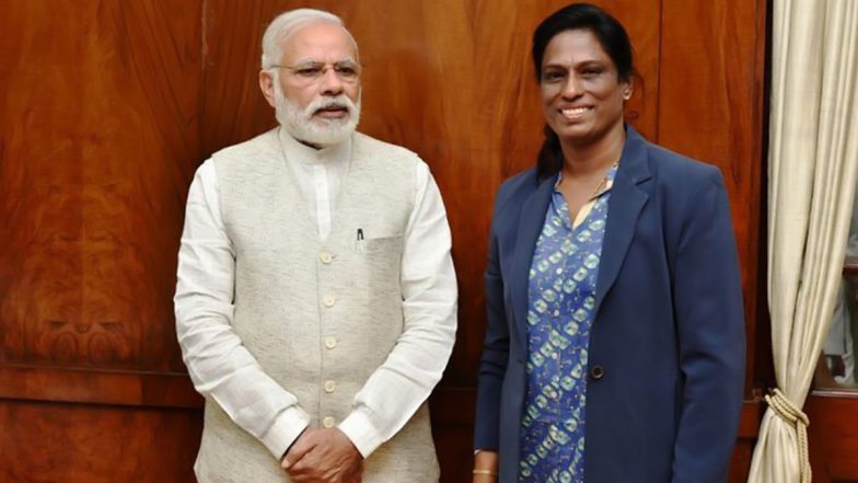 PM Narendra Modi Congratulates PT Usha for Rajya Sabha Nomination, Says 'The Remarkable PT Usha Ji Is an Inspiration for Every Indian'