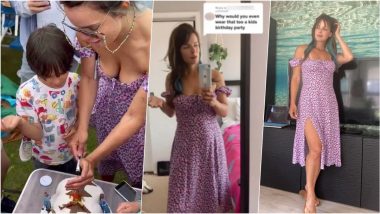 ‘Boobies Overshadow Kid’s Birthday Party’ Woman’s Cleavage-Revealing Sundress Steals Limelight at Her Son’s Birthday Celebration (View Pics)