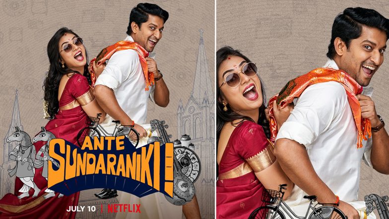 Ante Sundaraniki OTT Premiere: Nani and Nazriya Fahadh’s Film To Release on Netflix on July 10!